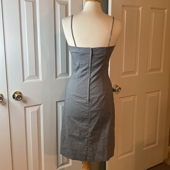 XOXO Gray Spaghetti Strap Dress Size 11 in Like New Condition - Picture 4 of 9